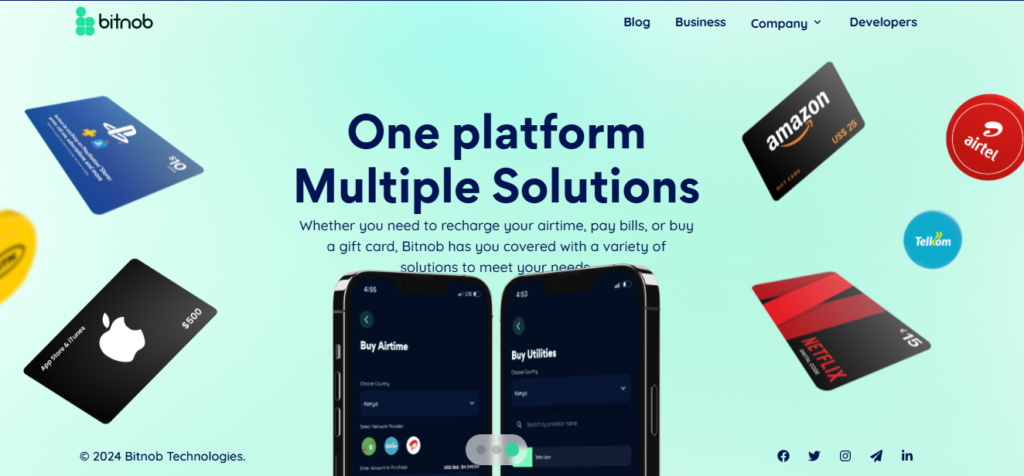 Bitnob is a crypto exchange platform designed for Africans