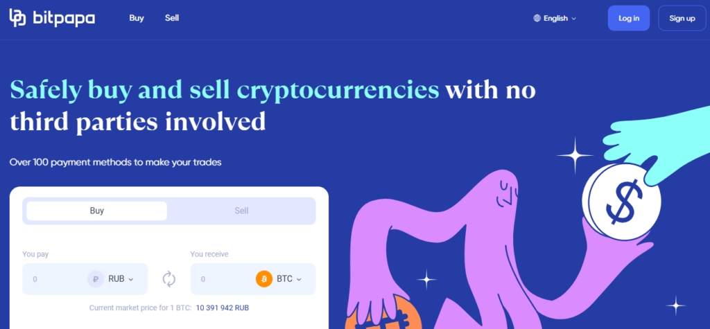 Bitpapa is a P2P exchange that connects crypto buyers and sellers with ease.